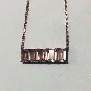 18k Rose Gold Over Sterling Silver Necklace